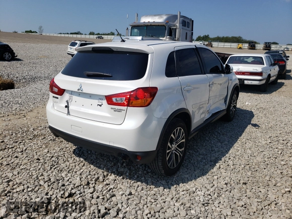 2016 Mitsubishi Outlander Sport 2.0 ES with VIN JA4AP3AU0GZ062503, listed as a Copart auction lot 55464901 with 47,872 mi miles and Non Repairable. Bid and sale history available at carsss.com. Image 4.