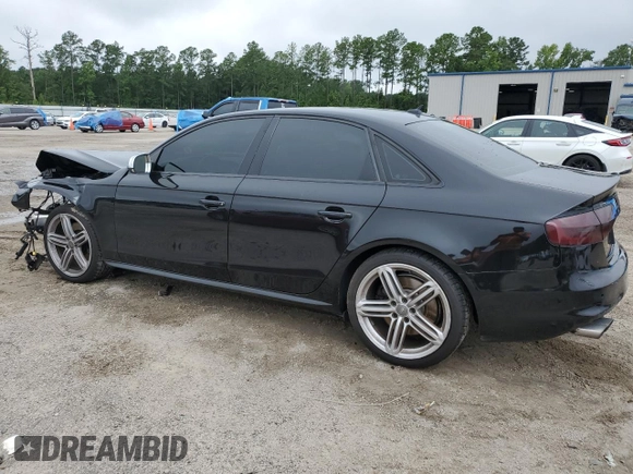 2013 Audi S4 Premium Plus with VIN WAUBGAFL7DA093379, listed as a Copart auction lot 64291054 with 92,604 mi miles and Salvage Title. Bid and sale history available at carsss.com. Image 2.