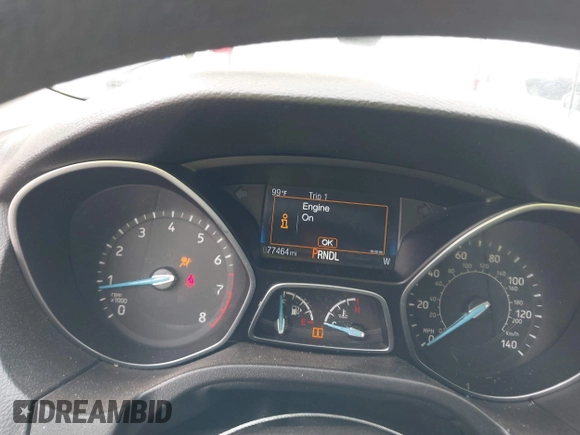 2018 Ford Focus SE with VIN 1FADP3F22JL295342, listed as a IAAI auction lot 42335881 with 77,464 mi miles and . Bid and sale history available at DreamBid. Image 16.