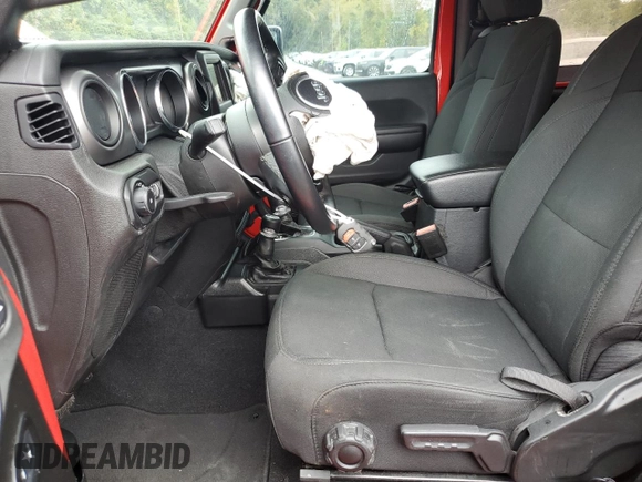 2021 Jeep Wrangler Sport S with VIN 1C4GJXAN8MW721801, listed as a Copart auction lot 72722484 with 36,686 mi miles and Salvage title. Bid and sale history available at DreamBid. Image 7.