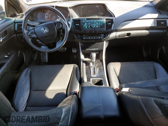2016 Honda Accord Sport with VIN 1HGCR2F59GA108480, listed as a Copart auction lot 49613955 with 131,612 mi miles and Salvage Title. Bid and sale history available at DreamBid. Image 8.