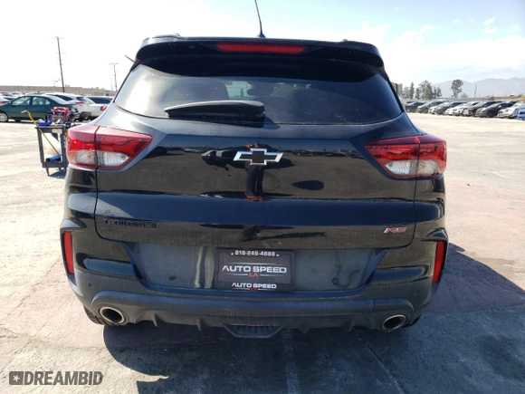 2021 Chevrolet TrailBlazer RS with VIN KL79MTSL1MB128789, listed as a Copart auction lot 54122514 with 22,930 mi miles and Salvage Title. Bid and sale history available at carsss.com. Image 6.