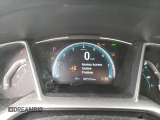 2017 Honda Civic EX with VIN 19XFC2F85HE038627, listed as a Copart auction lot 52527175 with 87,515 mi miles and Salvage Title. Bid and sale history available at DreamBid. Image 9.