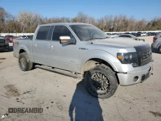 2012 Ford F-150 XL with VIN 1FTFW1CT6CFB93468, listed as a Copart auction lot 83653964 with 266,579 mi miles and Salvage Title. Bid and sale history available at carsss.com. Image 4.