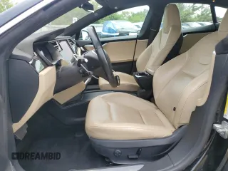 2016 Tesla Model S 70 with VIN 5YJSA1E14GF162187, listed as a Copart auction lot 59308185 with 98,088 mi miles and Salvage title. Bid and sale history available at DreamBid. Image 7.