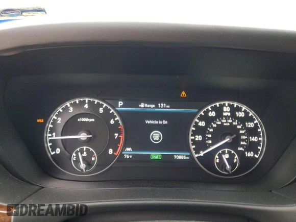 2017 Genesis G90 Premium z VIN KMHG34JA8HU025071, wystawiony jako Copart lot #62112804 z przebiegiem 70 885 mil mil oraz Szkoda całkowita • Salvage title. Historia ofert i sprzedaży dostępna na DreamBid. Obrazek 9.