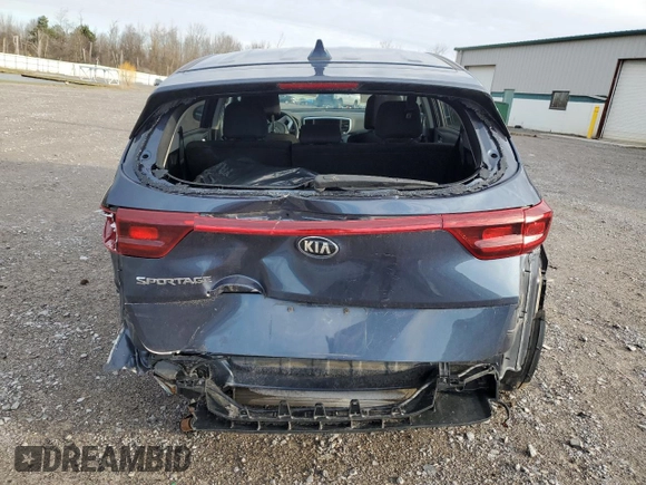 2022 Kia Sportage LX with VIN KNDPMCAC6N7982886, listed as a Copart auction lot 51713565 with 43,416 mi miles and Salvage Title. Bid and sale history available at DreamBid. Image 6.