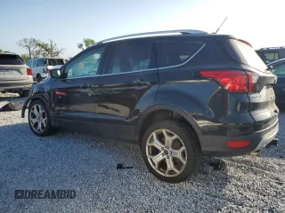 2019 Ford Escape Titanium with VIN 1FMCU9J90KUA75324, listed as a Copart auction lot 51296705 with 45,964 mi miles and Salvage Title. Bid and sale history available at carsss.com. Image 2.