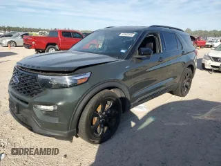 2023 Ford Explorer ST-Line with VIN 1FMSK7KH3PGA98145, listed as a Copart auction lot 82835544 with 26,405 mi miles and Salvage Title. Bid and sale history available at carsss.com. Image 1.
