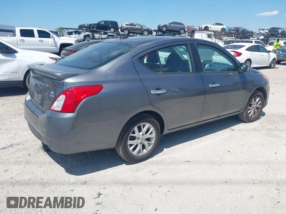 2018 Nissan Versa SV with VIN 3N1CN7AP4JL861711, listed as a IAAI auction lot 41904934 with 92,256 mi miles. Bid and sale history available at carsss.com. Image 4.