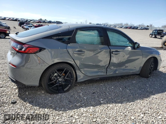 2025 Honda Civic Sport z VIN 19XFL2H85SE012372, wystawiony jako Copart lot #48499925 z przebiegiem 416 mil mil oraz Szkoda całkowita • Salvage title. Historia ofert i sprzedaży dostępna na DreamBid. Obrazek 3.