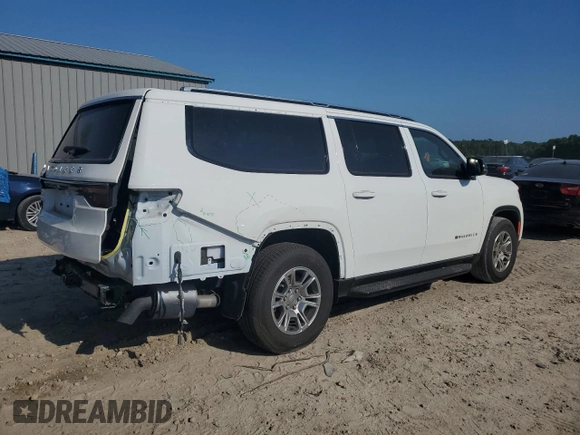 2024 Jeep Wagoneer with VIN 1C4SJSAP2RS145359, listed as a Copart auction lot 58918375 with 7,611 mi miles and Salvage title. Bid and sale history available at DreamBid. Image 3.
