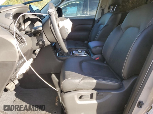 2022 Infiniti QX80 PREMIUM SELECT with VIN JN8AZ2AE7N9292768, listed as a Copart auction lot 76364934 with 25,835 mi miles and Non Repairable. Bid and sale history available at carsss.com. Image 7.