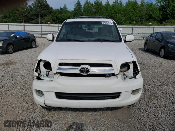 2006 Toyota Sequoia Limited with VIN 5TDZT38A06S273071, listed as a Copart auction lot 54582615 with 193,652 mi miles and Salvage Title. Bid and sale history available at DreamBid. Image 5.