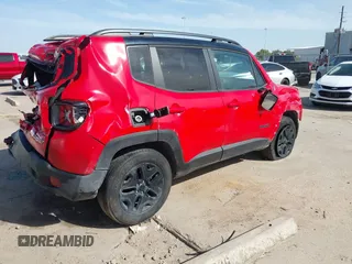 2018 Jeep Renegade Trailhawk with VIN ZACCJBCB9JPH37406, listed as a IAAI auction lot 41822630 with 57,711 mi miles and . Bid and sale history available at DreamBid. Image 4.