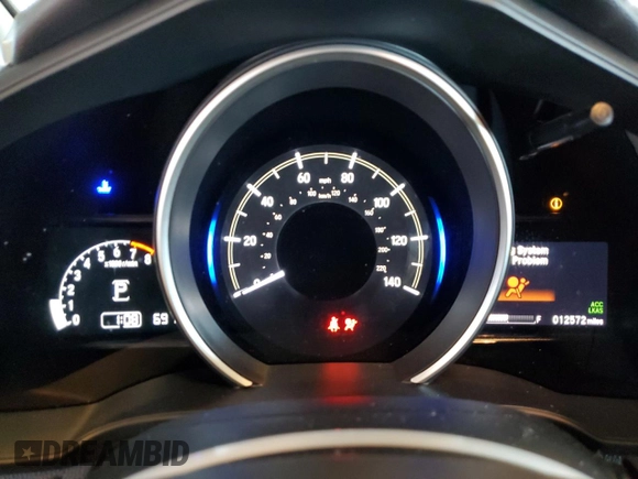 2019 Honda Fit EX with VIN 3HGGK5H87KM753347, listed as a Copart auction lot 54721945 with 12,572 mi miles and Salvage Title. Bid and sale history available at DreamBid. Image 9.