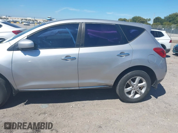 2009 Nissan Murano SL with VIN JN8AZ18U09W101917, listed as a IAAI auction lot 41856099 with 194,809 mi miles. Bid and sale history available at carsss.com. Image 6.