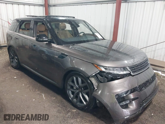 2024 Land Rover Range Rover Sport SE with VIN SAL1P9EU6RA170735, listed as a IAAI auction lot 42647850 with 8,906 mi miles and . Bid and sale history available at DreamBid. Image 1.