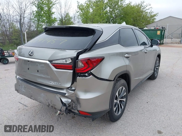 2022 Lexus RX 350 with VIN 2T2AZMDA7NC352957, listed as a IAAI auction lot 42297457 with 34,576 mi miles and . Bid and sale history available at DreamBid. Image 6.