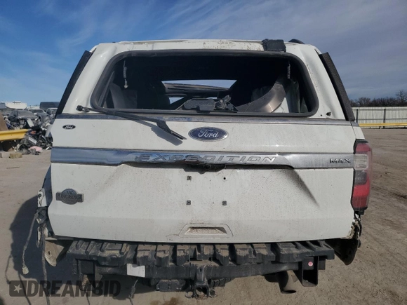2020 Ford Expedition Max King Ranch with VIN 1FMJK1PT2LEA91666, listed as a Copart auction lot 46888905 with Not Provided miles and Salvage Title. Bid and sale history available at DreamBid. Image 6.