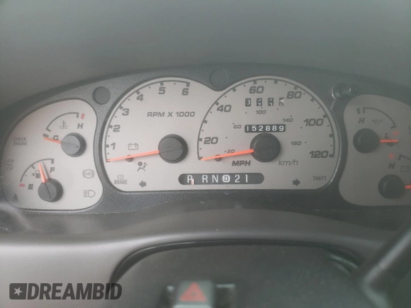 2003 Ford Ranger XL Fleet with VIN 1FTZR45E23PB21049, listed as a Copart auction lot 57033605 with 152,889 mi miles and Salvage title. Bid and sale history available at DreamBid. Image 9.