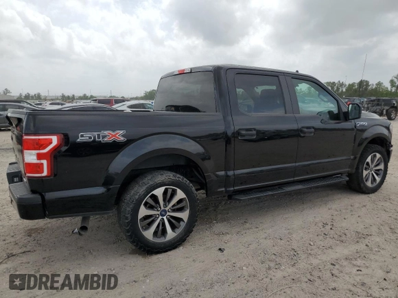 2020 Ford F-150 XL with VIN 1FTEW1CP6LFA93918, listed as a Copart auction lot 51951675 with 47,827 mi miles and Salvage Title. Bid and sale history available at carsss.com. Image 3.