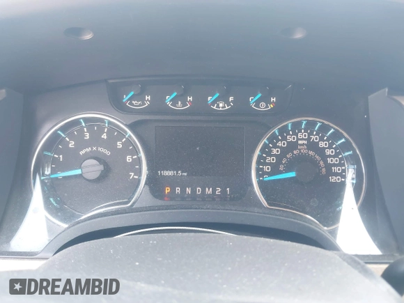 2013 Ford F-150 XL with VIN 1FTFW1EF1DKG37128, listed as a IAAI auction lot 42094406 with 118,881 mi miles. Bid and sale history available at carsss.com. Image 7.