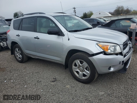 2008 Toyota RAV4 with VIN JTMBK33V685061265, listed as a Copart auction lot 52308535 with 104,609 mi miles and Salvage Title. Bid and sale history available at carsss.com. Image 4.