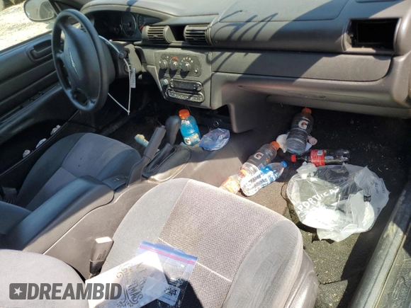 2005 Chrysler Sebring with VIN 1C3EL45R25N638552, listed as a Copart auction lot 53833645 with 160,009 mi miles and Salvage title. Bid and sale history available at DreamBid. Image 8.