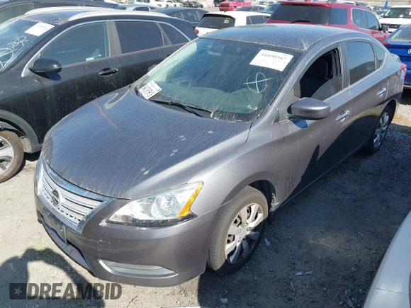 2015 Nissan Sentra SV with VIN 3N1AB7AP1FY282475, listed as a IAAI auction lot 41890567 with 80,672 mi miles and . Bid and sale history available at DreamBid. Image 2.