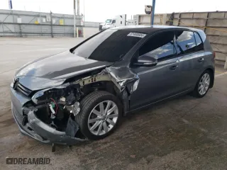 2011 Volkswagen Golf TDI with VIN WVWNM7AJ7BW255805, listed as a Copart auction lot 61468684 with 89,532 mi miles and Salvage Title. Bid and sale history available at carsss.com. Image 1.