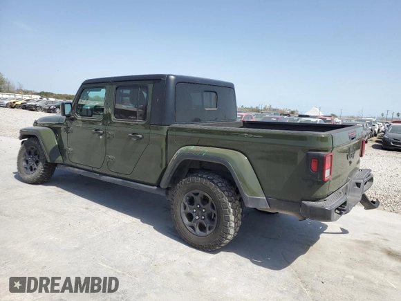 2023 Jeep Gladiator Freedom with VIN 1C6HJTAG9PL543165, listed as a Copart auction lot 47761235 with 43,614 mi miles and Salvage title. Bid and sale history available at DreamBid. Image 2.