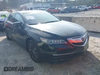 2017 Acura TLX with VIN 19UUB1F36HA002183, listed as a IAAI auction lot 41508851 with 150,159 mi miles. Bid and sale history available at carsss.com. Image 1.