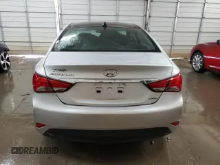 2014 Hyundai Sonata SE with VIN 5NPEC4AC6EH908752, listed as a Copart auction lot 53448735 with 156,474 mi miles and Salvage Title. Bid and sale history available at DreamBid. Image 6.