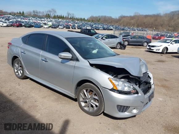 2015 Nissan Sentra SR with VIN 3N1AB7AP2FY251476, listed as a IAAI auction lot 42060323 with 114,474 mi miles and . Bid and sale history available at DreamBid. Image 1.