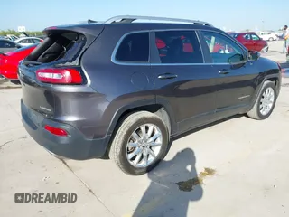 2016 Jeep Cherokee Limited with VIN 1C4PJLDS7GW159825, listed as a IAAI auction lot 41951609 with 102,624 mi miles and . Bid and sale history available at DreamBid. Image 4.