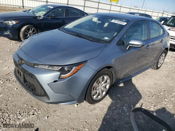 2022 Toyota Corolla LE with VIN JTDEPMAE6N3001954, listed as a Copart auction lot 50199565 with 64,577 mi miles and Salvage Title. Bid and sale history available at carsss.com. Image 1.