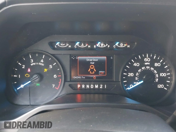 2015 Ford F-150 XL with VIN 1FTEW1CP1FKE64821, listed as a IAAI auction lot 41693457 with 134,240 mi miles. Bid and sale history available at carsss.com. Image 7.