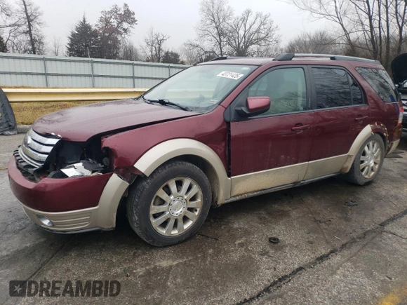 2008 Ford Taurus X Eddie Bauer z VIN 1FMDK08W68GA26217, wystawiony jako Copart lot #43721425 z przebiegiem 275 637 mil mil oraz Szkoda całkowita • Salvage title. Historia ofert i sprzedaży dostępna na DreamBid. Obrazek 1.