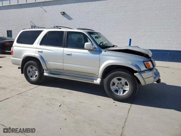 2000 Toyota 4Runner SR5 with VIN JT3HN86RXY0262262, listed as a Copart auction lot 47325895 with 235,112 mi miles and Salvage Title. Bid and sale history available at carsss.com. Image 4.