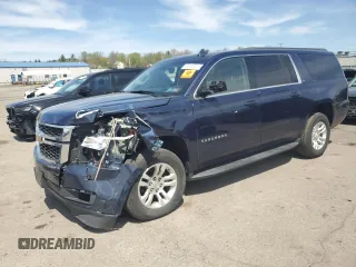 2019 Chevrolet Suburban LT z VIN 1GNSKHKCXKR124680, wystawiony jako Copart lot #52639015 z przebiegiem Nie podano mil oraz Szkoda całkowita • Salvage title. Historia ofert i sprzedaży dostępna na DreamBid. Obrazek 1.