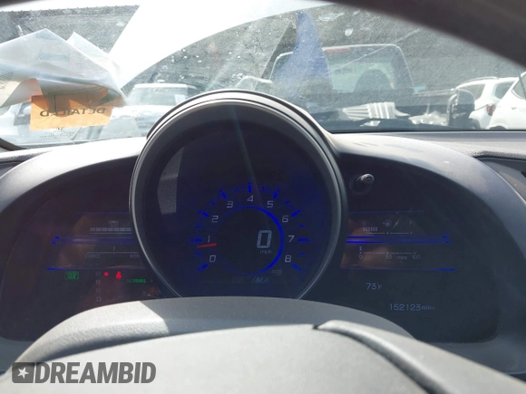 2012 Honda CR-Z EX with VIN JHMZF1D64CS003159, listed as a IAAI auction lot 42041150 with 152,123 mi miles and . Bid and sale history available at DreamBid. Image 7.