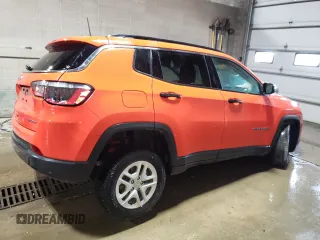 2021 Jeep Compass Sport with VIN 3C4NJDAB8MT502564, listed as a Copart auction lot 57710475 with 42,448 mi miles and Clean title. Bid and sale history available at DreamBid. Image 3.
