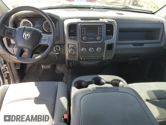 2017 Ram 1500 Tradesman with VIN 1C6RR6FG3HS860454, listed as a Copart auction lot 49672575 with 109,510 mi miles and Salvage title. Bid and sale history available at DreamBid. Image 8.