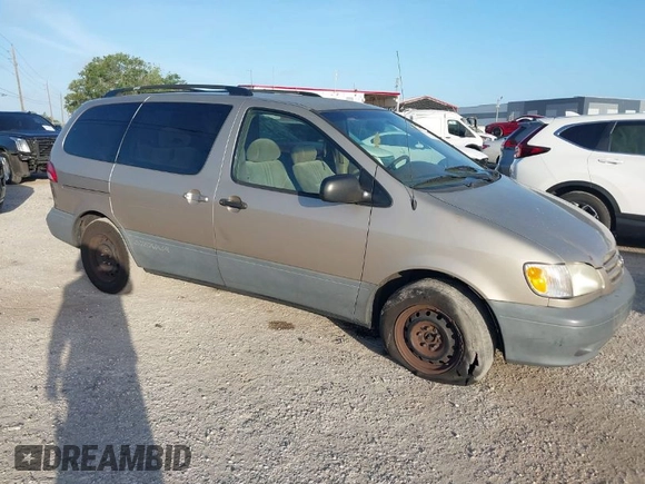 2003 Toyota Sienna CE with VIN 4T3ZF19C23U534111, listed as a IAAI auction lot 41951281 with 281,361 mi miles. Bid and sale history available at carsss.com. Image 1.
