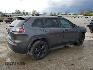 2020 Jeep Cherokee Altitude with VIN 1C4PJLLB3LD606481, listed as a Copart auction lot 52720835 with 74,698 mi miles and Salvage title. Bid and sale history available at DreamBid. Image 3.