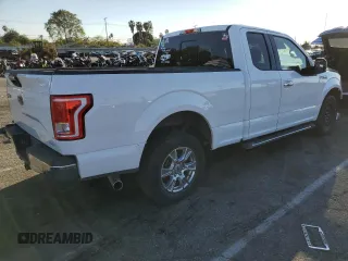2015 Ford F-150 XL with VIN 1FTEX1CF3FKF18883, listed as a Copart auction lot 47052425 with 177,823 mi miles and Salvage Title. Bid and sale history available at carsss.com. Image 3.