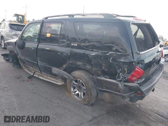 2003 Toyota Sequoia SR5 with VIN 5TDZT34A93S191177, listed as a IAAI auction lot 41175704 with Not Provided miles and . Bid and sale history available at DreamBid. Image 3.