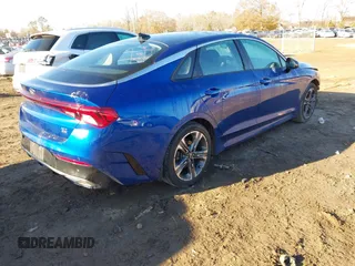 2021 Kia K5 EX with VIN 5XXG34J2XMG045447, listed as a IAAI auction lot 41108034 with 58,683 mi miles. Bid and sale history available at carsss.com. Image 4.