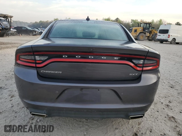 2018 Dodge Charger SXT Plus with VIN 2C3CDXHG4JH135849, listed as a Copart auction lot 50755575 with 187,904 mi miles and Salvage Title. Bid and sale history available at carsss.com. Image 6.